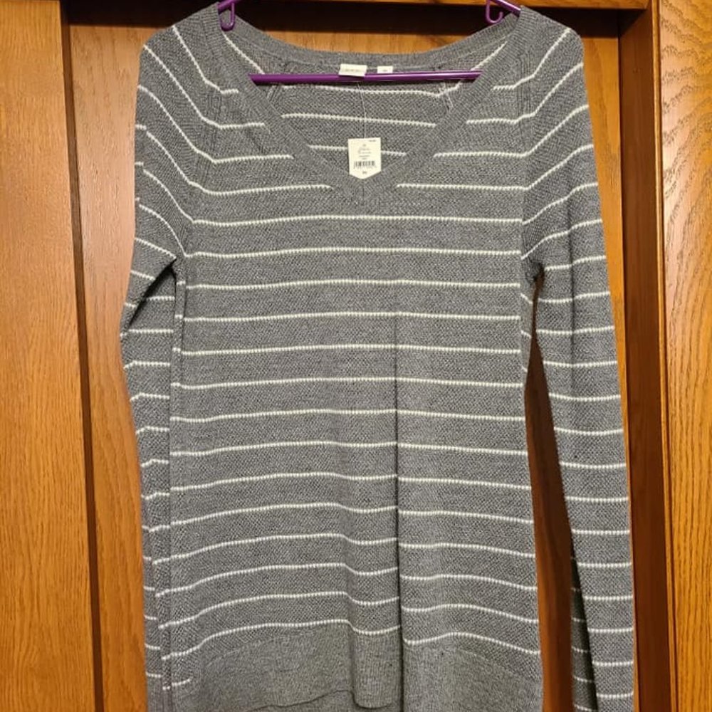 Long Sleeve Striped Sweater